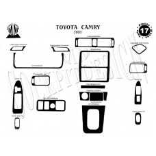 Toyota Camry Maun Kaplama 2003-2006 18 Parça