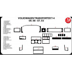 Volkswagen Transporter T4 Maun Kaplama 1998-2003 arası 18 Parça